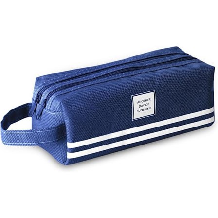 Pennfodral Kontorsmaterialväska, Väska med ficka Pennhållare Bärbar