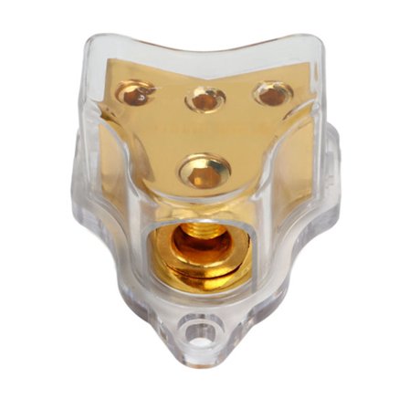 3-vejs strømfordelingsblok Metal Universal Audio Power Sikringsholder til bilstereo