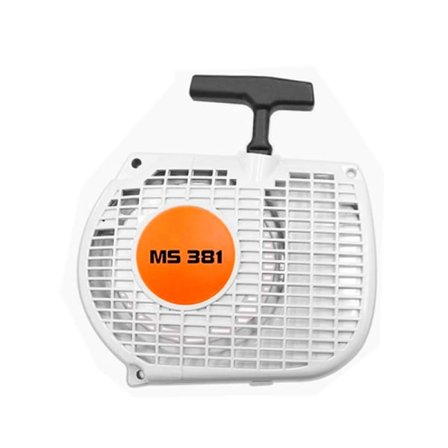 Moottorisahan korjaussarja, korkealaatuinen jälkimarkkinoiden vetokäynnistinkokoonpano helppo asennus Stihl-moottorisahoihin, hapettumisen- ja 