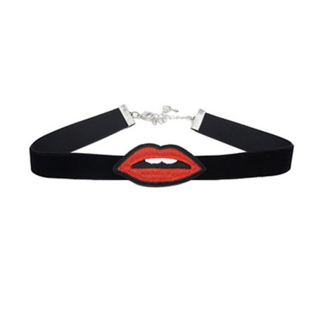 Halsband choker blomma