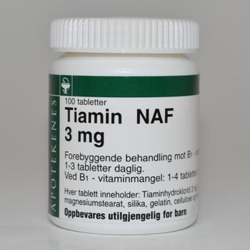 NAF Tiamin NAF tab 3mg