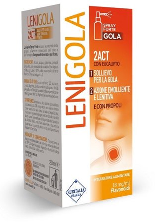 Lenigola Spray Forte Propoli 20ml Sollievo Naturale Rapido