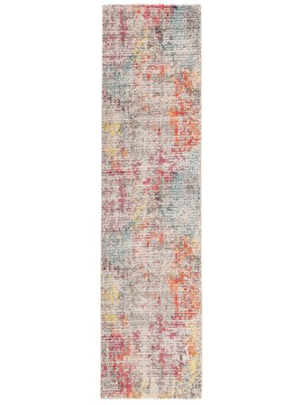 Abstract Small Monet Rug - Multicolor 80X300 Modern Style