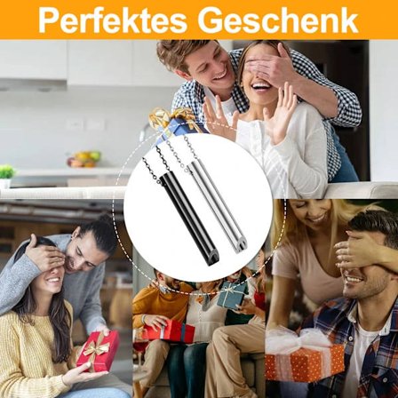 【PP】2-pack Ångestdämpande Kedja, Halsband mot Ångest Medvetet Andningshalsband, Meditationsandningshalsband Stressdämpande Andningskedja-FA11-