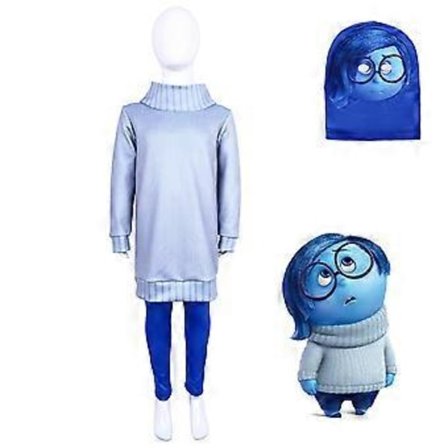 Inside Out 2 Cosplay -asu naamiaisjuhliin, haalari miehille ja naisille (170 Suru)