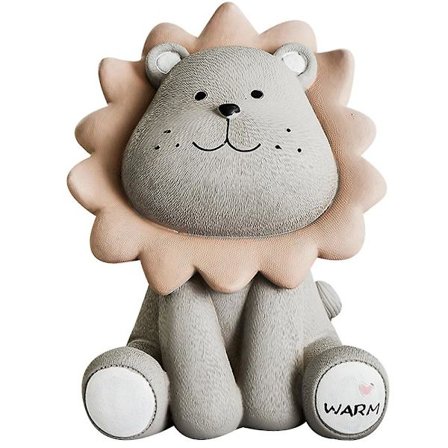 Lejon Sparbössa För Barn Lejon Harts Pengar Bank