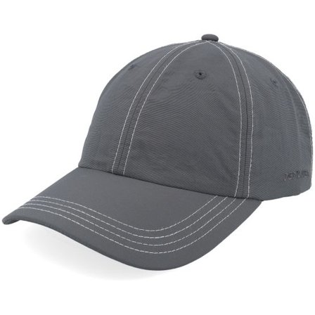 Dedicated - Grå unconstructed Keps - Soft Cap Enskede Base Grey Dad Cap @ Hatstore