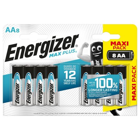 ENERGIZER Batteri Max Plus AA 8/fp - Lyreco - Kontorsmaskiner - Batterier - AA