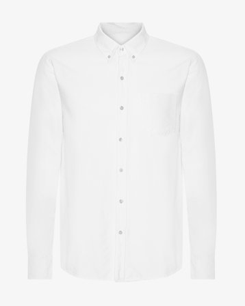 Organic Button Down Shirt - Optical White L