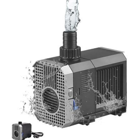 Akvaariopumppu 2000L/H 35Watt Lammikkopumppu 230V Uppopumppu Vesipumppu Ulkosuihkulähdepumppu Suodatinpumppu Lammikolle Kalasäiliölle Suihkulähteelle 