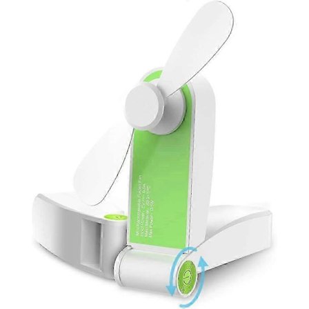 2025 Seneste Model Støjsvag Lommeventilator, Bærbar Håndventilator Genopladelig Mini USB-ventilator