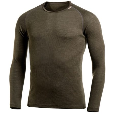 Woolpower Unisex Crewneck Lite Men base layer tops Green S