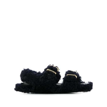 Marni Sandaler Sort, Dame Sandaler, Størrelse: 39 EU