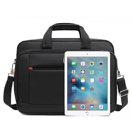 Herre Aktveske Oxford Stoff Laptop Laptop Bag Horisontal Bærbar Business Ryggsekk