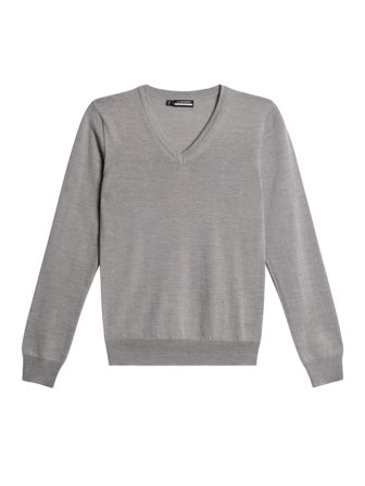 J.Lindeberg - Golf - Amaya Knitted Sweater - Grey - Woman - XS