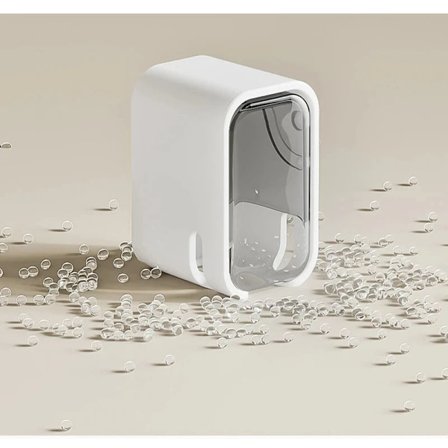 Seinään Asennettava Laturin Säilytysteline Valkoinen Muovinen Suojakotelo Johdonhallinnalla Latauslaitteille