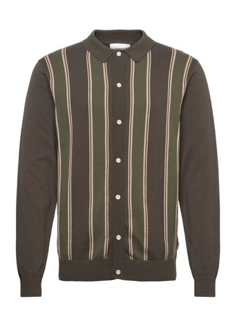 Lindbergh | ?Knitted Polo Cardigan L/S | L