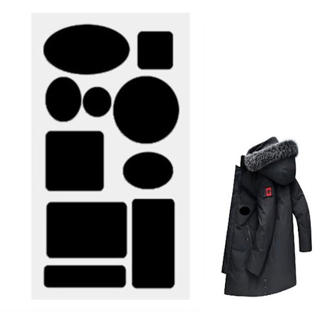 Selvklæbende vandtætte reparationsplastre 5 ark