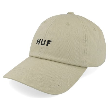 HUF - Beige unconstructed Cap - Set Og Cv 6 Panel Hat Oatmeal Dad Cap @ Hatstore