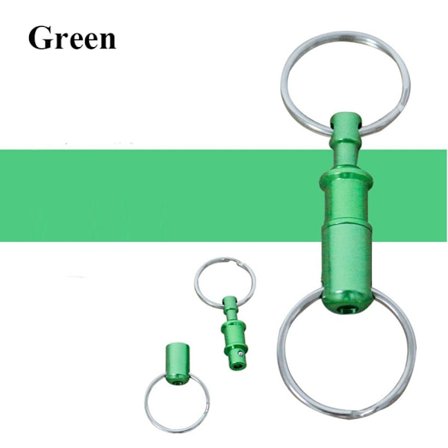 Kannettava avaimenperä, pikapurkaminen VIHREÄ