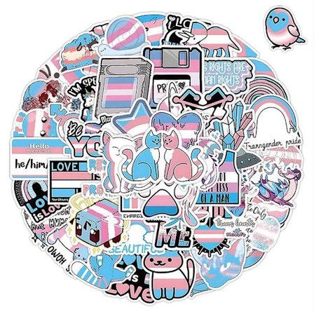 Pride-klistermärken - 50 st