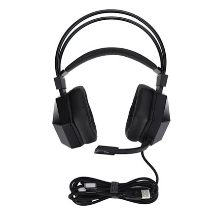 TAIDU THS300A4 USB Gaming Headset 7.1 Surroundljud Trådbundna Over Ear Hörlurar med Brusreducerande Mikrofon