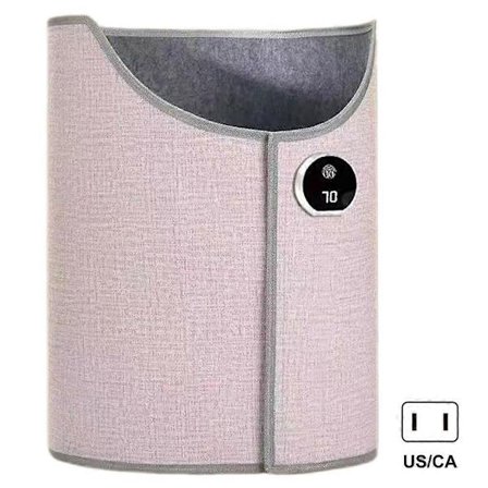 Benvarmere for under skrivebordet for kontor, stille drift, energieffektiv løsning for kjølige kvelder rosa-FF-