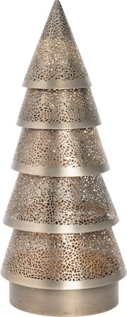 Halvor Bakke Santa lyslykt metall telys H34