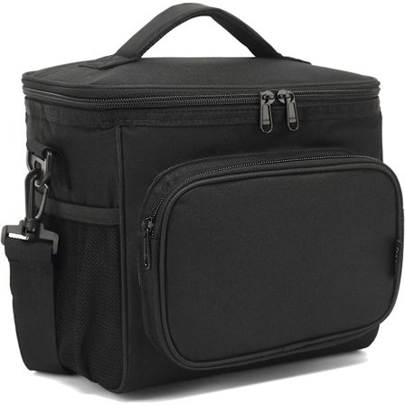 Isoleret madtaske, sort, høj kvalitet