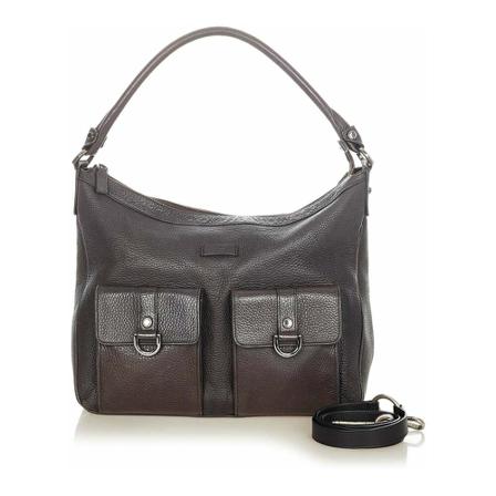Gucci Vintage, Pre-owned Shoulder Bag Bruin, Dames, Maat:ONE Size,voering
