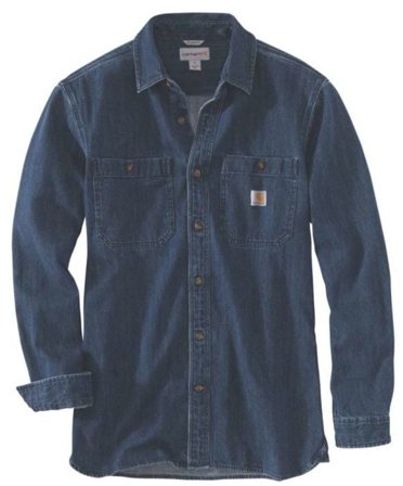 Carhartt Workwear Carhartt M's Denim Long Shirt Sleeve