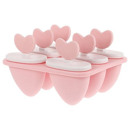 Kreative Diy Pp Glasforme Ispindeform Chokoladeforme Køleskab Isværktøj (Pink)