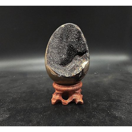 Naturlig Dragon Septarian Geode Egg Mineralprøve