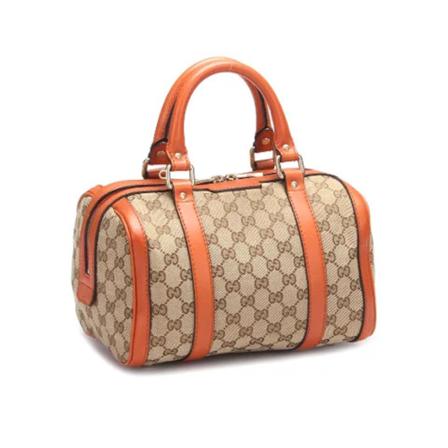 Gucci Vintage, Pre-owned Coated canvas handbags Bruin, Dames, Maat:ONE Size