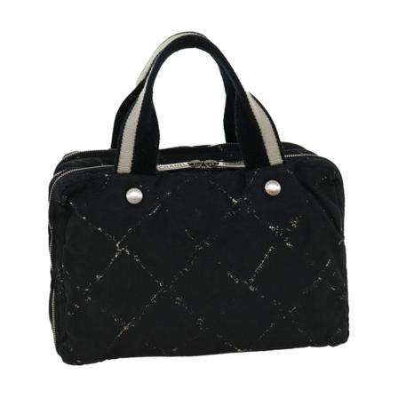 Chanel Vintage Handbags Sort, Dame Vintage Tasker, Størrelse: ONE Size