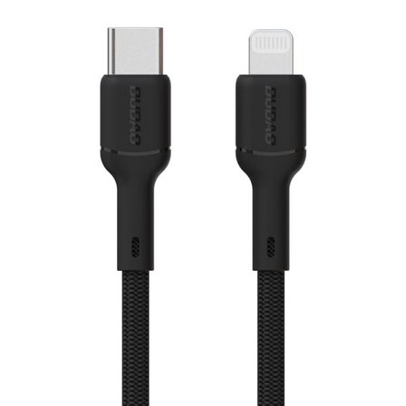 Dudao L9X 30W USB-C - Lightning-kabel 2m - Svart