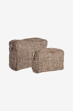 House Nordic - Toalettilaukku Safi - Ruskea - Kylpyhuoneen tarvikkeet - - Homeroom