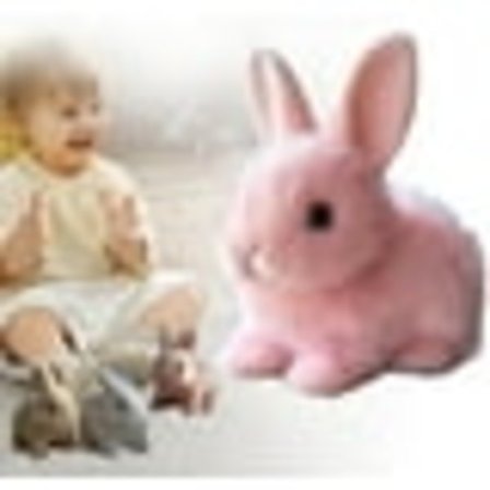 Bunby - Min Realistiske Kanin, Bunbi Min Realistiske Kanin, Vitality Bliss Kanin, Hopper, Rykker og Ryster med Ørerne