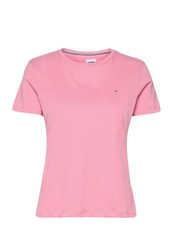 Tjw Soft Jersey Tee Pink Tommy Jeans