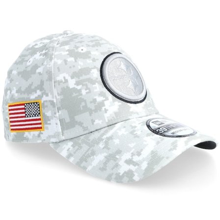 New Era - Camo fitted Gorra - Pittsburgh Steelers 39THIRTY NFL Salute To Service Camo Fitted @ Hatstore
