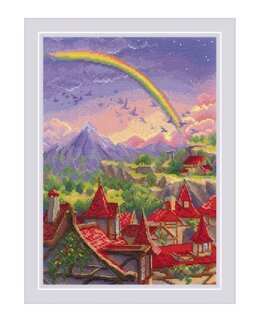 Broderikit Billede Smukt Vy - Riolis