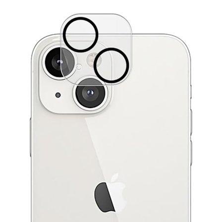 MOCOLO iPhone 14 Plus -kameran linsskydd i härdat glas 9H - Clear