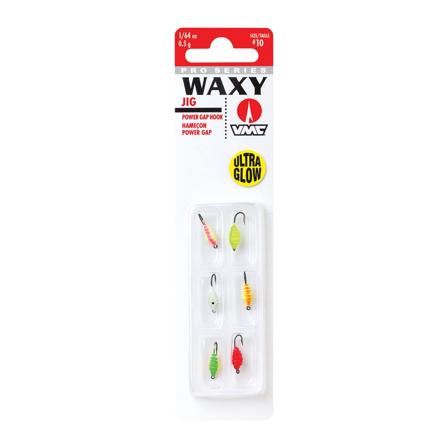 Waxy Jig Kit #8 Glow 0,9g 6-pack