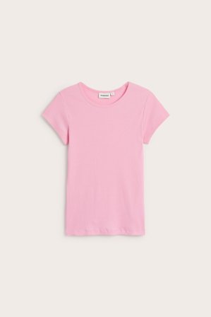 Kappahl | Ribbad t-shirt | Rosa