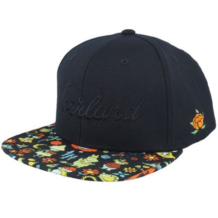 SQRTN - Svart snapback Keps - Great Norrland Cap Mumin Retro Black Snapback @ Hatstore