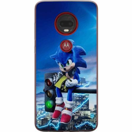 Motorola Moto G7 Plus Genomskinligt Skal Sonic The Hedgehog