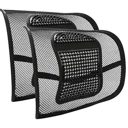 RenFox Lumbar Support Mesh for Car and Office, Lumbar Cushion, Back Support for Offi