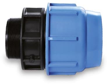 Georg Fischer 3004080202 PEM-kobling PP, rett, plast-utvendig gjenge 16 x G15, Installasjon