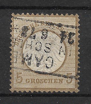 Tyske Rige 1872 - AFA 6 - Stemplet