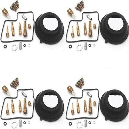 Forgassere Sett 4 sett Motorsykkel Carb Forgasser Reparasjonssett For Honda VT500E VT500C 1983-1987 VT 500 VT500 E C Plunger Membran Deler Carbure